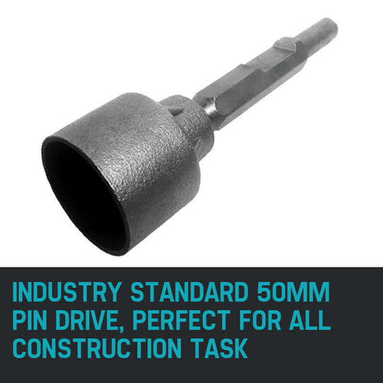 Affordable 50mm pin drive for jackhammers, ideal for construction and DIY tasks with quality performance.