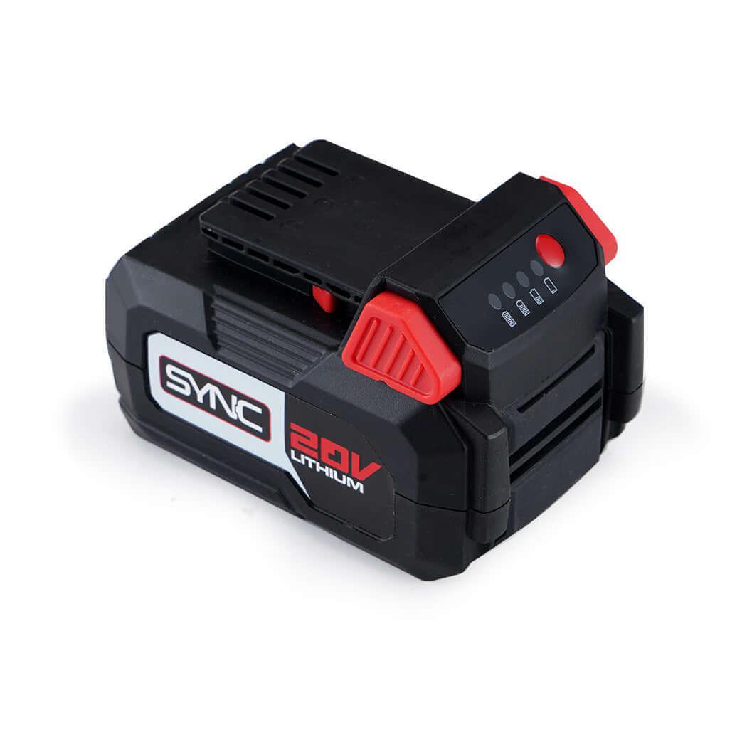 Baumr-AG 20V Lithium-Ion Battery for SYNC Series, affordable, quality spare for DIY garden tools.