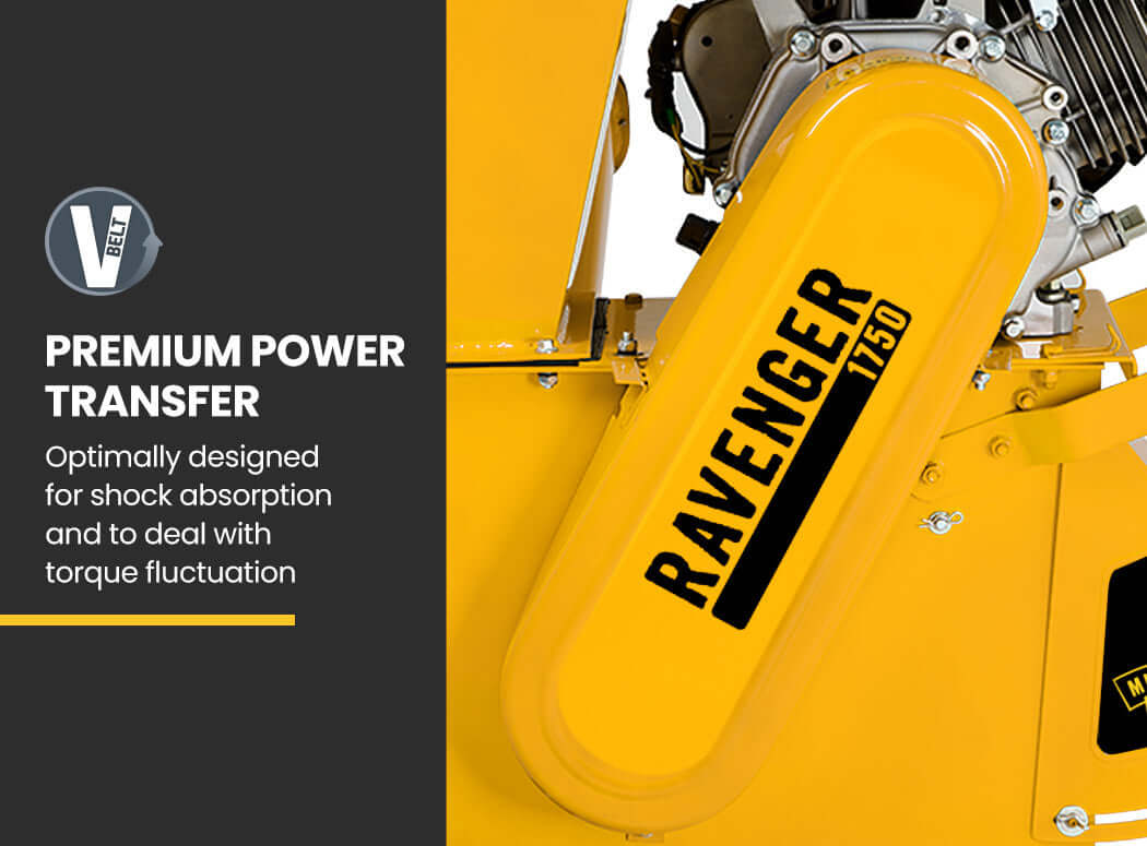 Premium power transfer design for the Michigan Ravenger 1750, ensuring optimal shock absorption and torque stability.