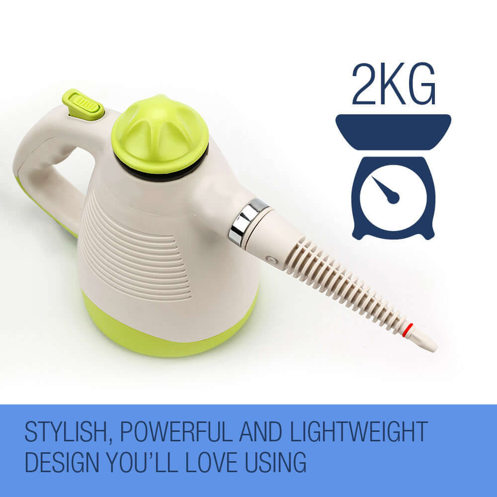 JET-USA Portable Steam Cleaner, lightweight and powerful 2KG design for effective home cleaning.