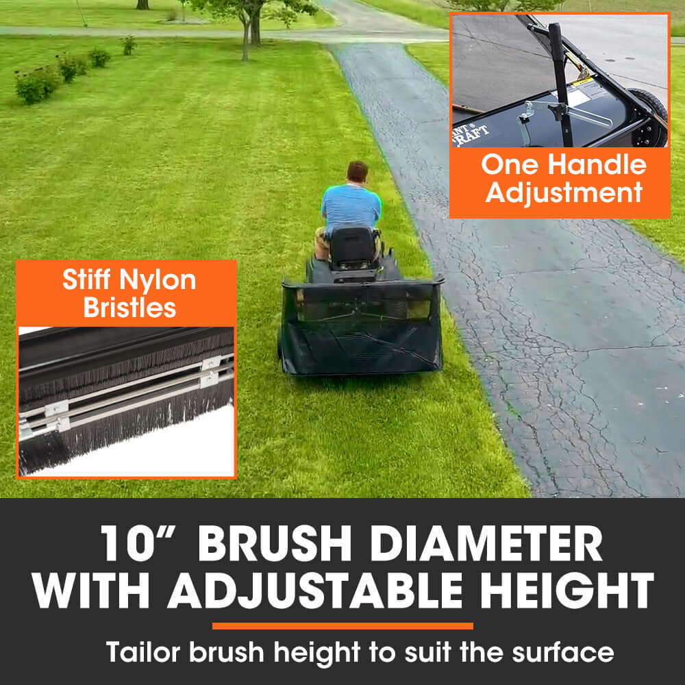 DSZ Product, feed-cond-new, feed-sl-DSZ Freight Payable, newPlantcraft Lawn Sweeper 38" Wide, Tow Behind Leaf And Grass Clipping Collector, Universal Hitch For Ride On Mower, Garden Tractor - Premium Home & Garden > Garden Tools > Gardening Tools from Plantcraft ! Shop Online Buy Now at S & D's Value Store Family Business Best Customer ServiceDSZ Product, feed-cond-new, feed-sl-DSZ Freight Payable, new