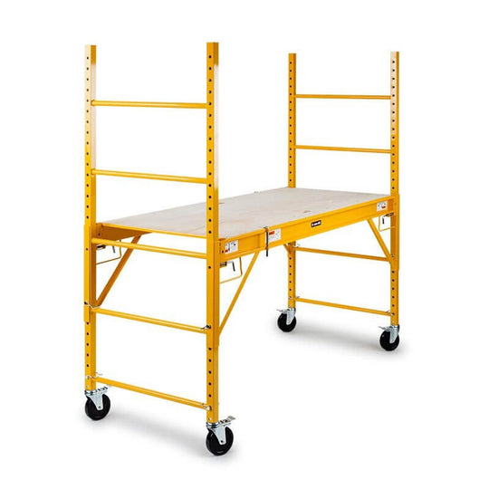 Baumr-AG 450kg mobile scaffold high work platform, affordable, quality, portable, ideal for DIY projects.