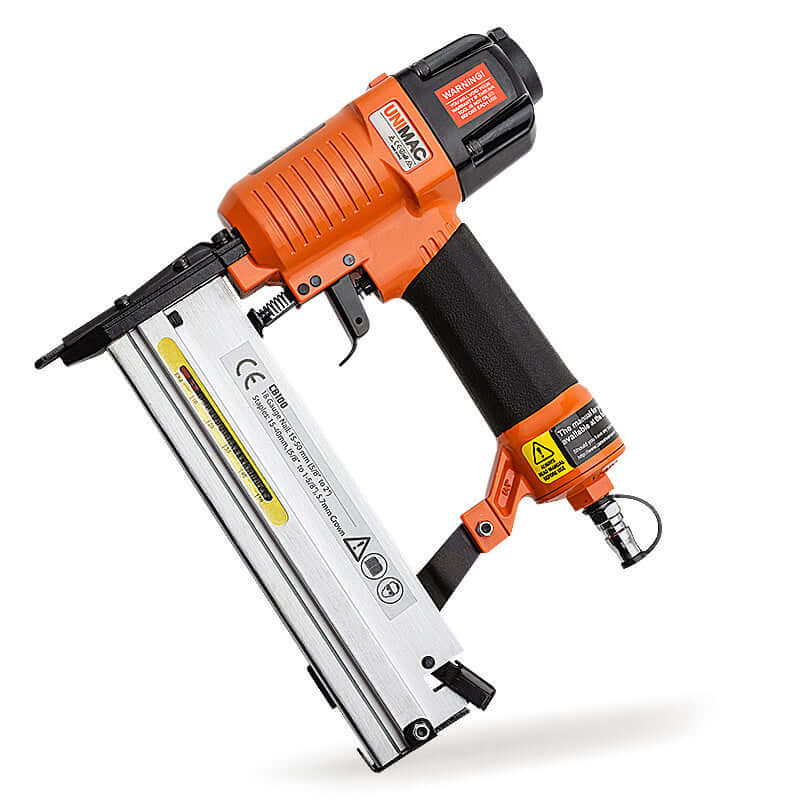 UNIMAC CB100 2in1 stapler and nail gun, heavy-duty air powered tool for DIY projects.