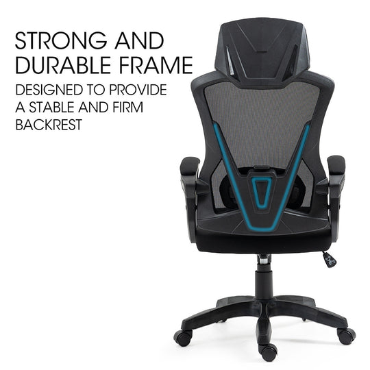 DSZ Product, feed-cond-new, feed-sl-DSZ Freight Payable, newFortia Ergonomic Office Desk Chair, Height Adjustable Lumbar Support, Mesh Fabric, Headrest, Black - Premium Furniture > Office > Office & Desk Chairs from Fortia ! Shop Online Buy Now at S & D's Value Store Family Business Best Customer ServiceDSZ Product, feed-cond-new, feed-sl-DSZ Freight Payable, new