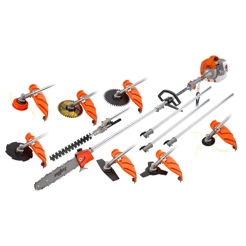 MTM 62CC Multi Pro-Series gardening tool with multiple attachments for DIY enthusiasts, offering quality and affordability.