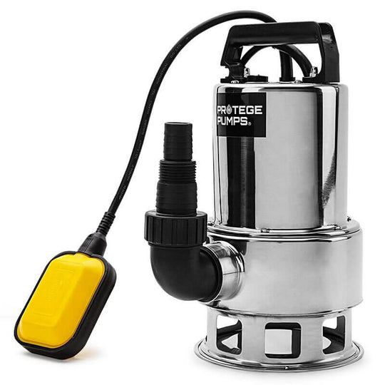 Protege 1500W submersible dirty water pump, ideal for DIY projects and affordable quality solutions.