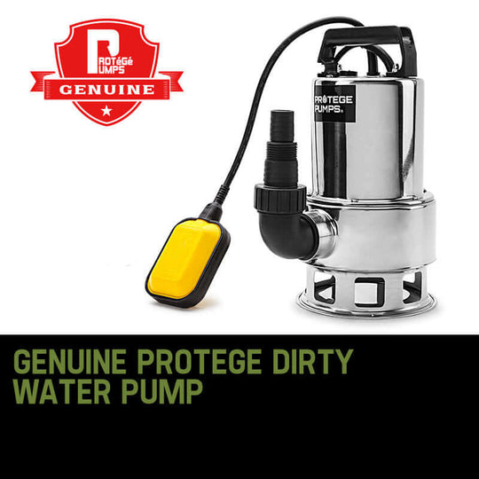 Genuine Protege 1500W submersible dirty water pump for affordable and quality DIY solutions.