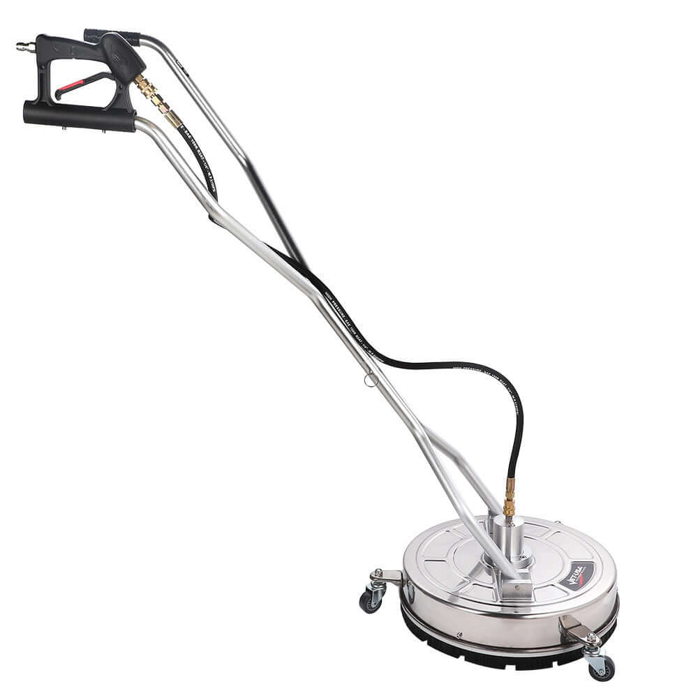 Jet-USA 18" stainless steel pressure washer surface cleaner, ideal for driveway and patio maintenance.