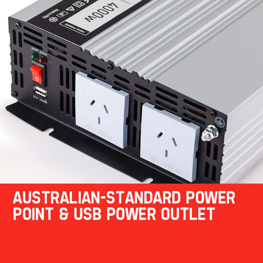 DSZ Product, feed-cond-new, feed-sl-DSZ Freight Payable, newGenpower Pure Sine Wave 2000W/4000W 12V/240V Power Inverter Caravan Boat Carplug - Premium Outdoor Recreation > Camping > Batteries & Generators from Genpower ! Shop Online Buy Now at S & D's Value Store Family Business Best Customer ServiceDSZ Product, feed-cond-new, feed-sl-DSZ Freight Payable, new