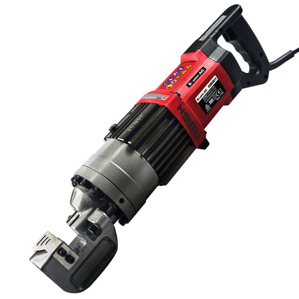 Baumr-AG 850W 16mm Rebar Cutter, portable hydraulic machine for quality DIY and commercial rebar cutting.