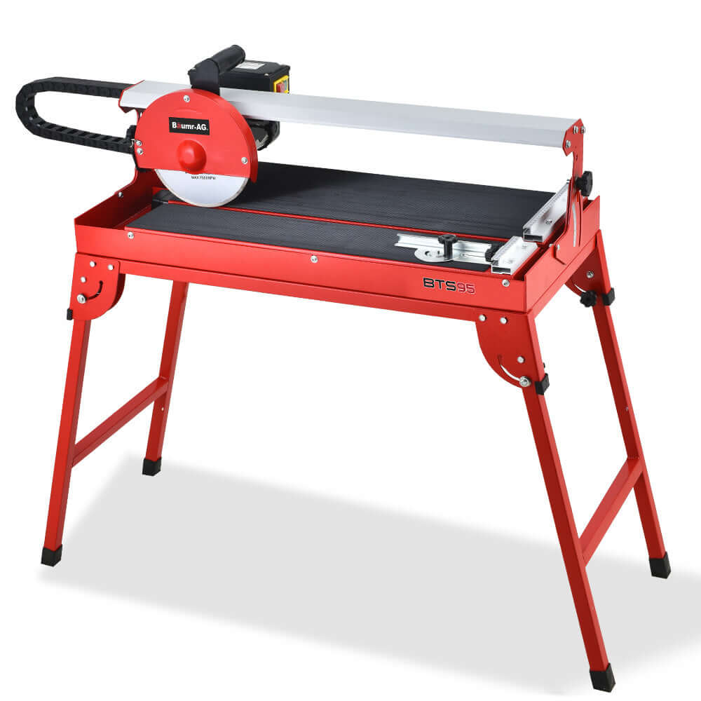 BAUMR-AG 800W Electric Tile Saw Cutter BTS95 with 200mm blade for affordable, quality DIY tile cutting.