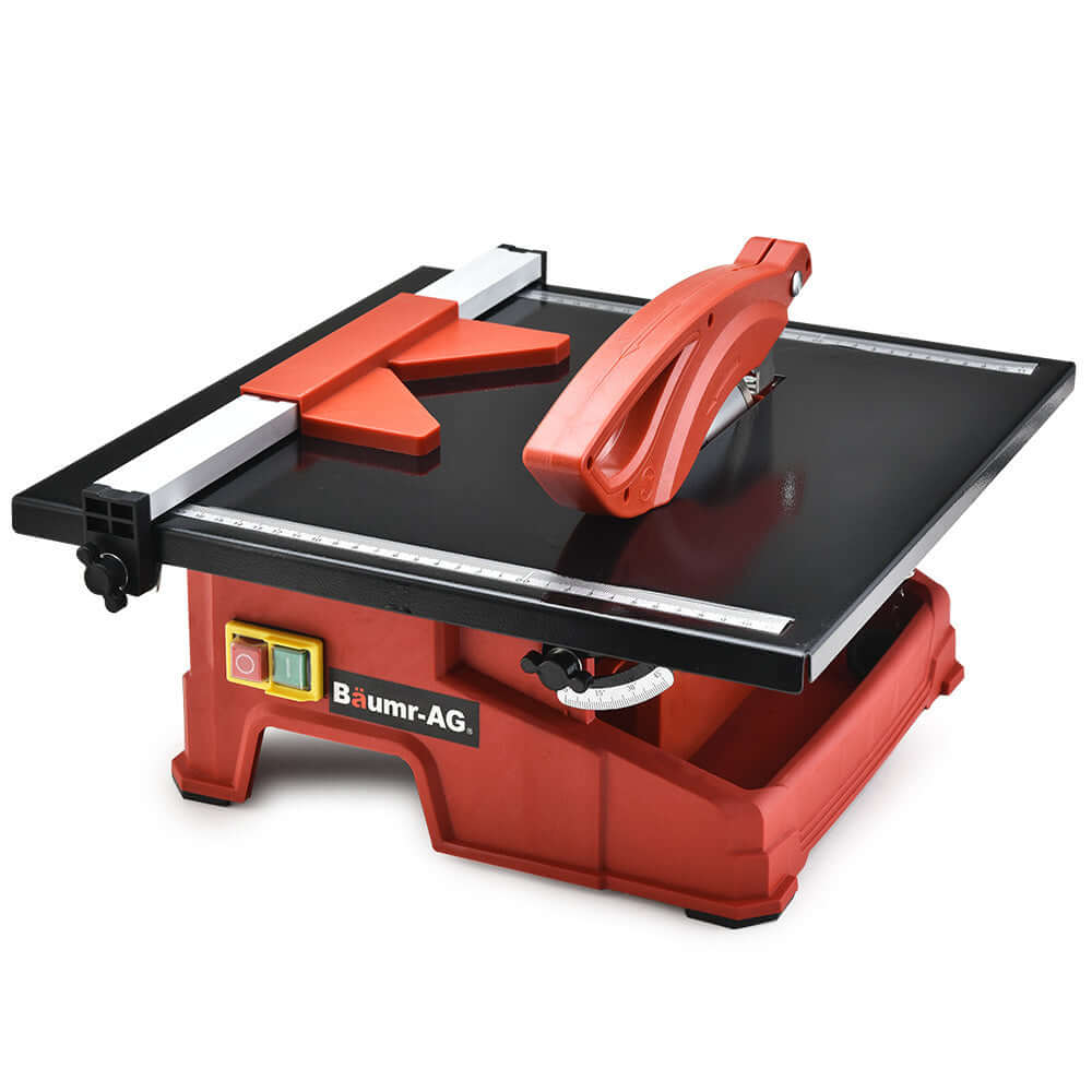 BAUMR-AG 600W Electric Tile Saw Cutter with 180mm blade, affordable, quality, and ideal for DIY projects.