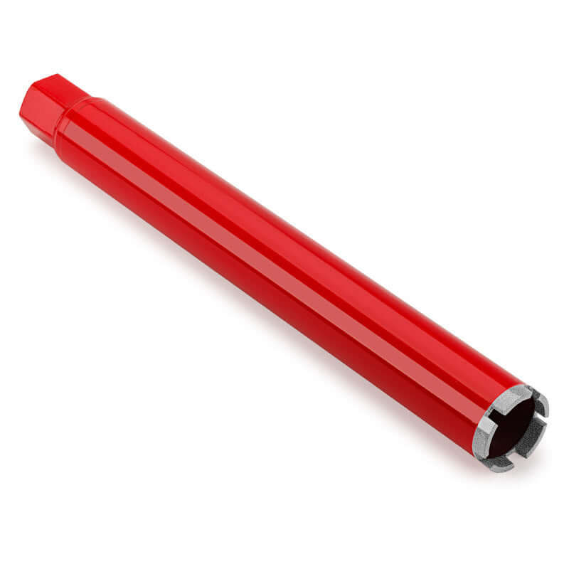 Baumr-AG 53mm Diamond Core Drill Bit in red, designed for drilling tough materials like concrete and marble.