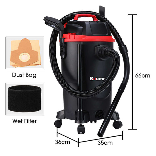 DSZ Product, feed-cond-new, feed-sl-DSZ Freight Payable, newBaumr - Ag 30L 1200W Wet And Dry Vacuum Cleaner, With Blower, For Car, Workshop, Carpet - Premium Appliances > Vacuum Cleaners > Vacuums from Baumr-Ag ! Shop Online Buy Now at S & D's Value Store Family Business Best Customer ServiceDSZ Product, feed-cond-new, feed-sl-DSZ Freight Payable, new