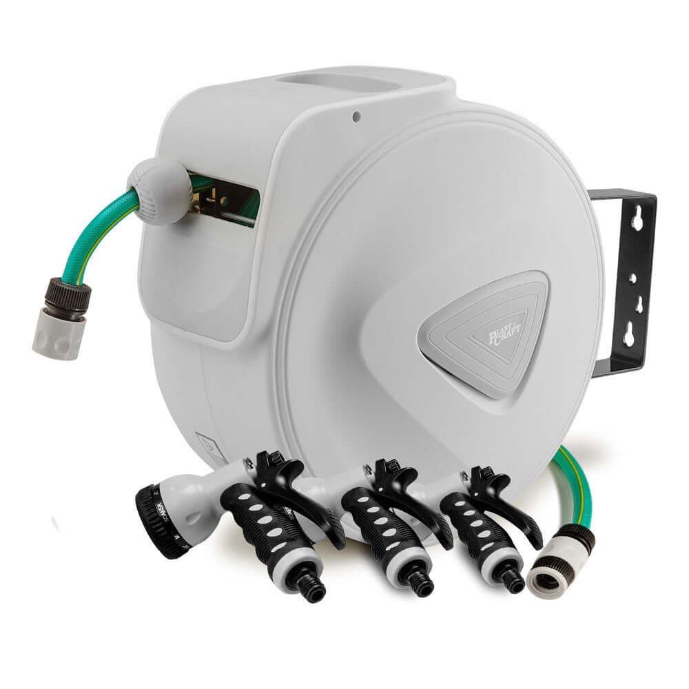 DSZ Product, feed-cond-new, feed-sl-DSZ Freight PayablePlantcraft 20M Retractable Garden Water Hose Reel Storage Spray Gun Rewind - Premium Home & Garden > Garden Tools > Garden Hoses from Plantcraft ! Shop Online Buy Now at S & D's Value Store Family Business Best Customer ServiceDSZ Product, feed-cond-new, feed-sl-DSZ Freight Payable