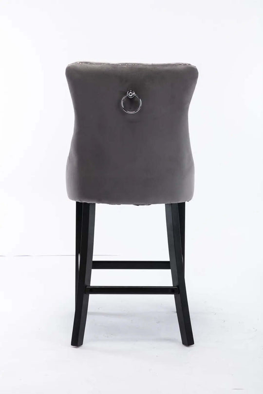 DSZ Product, feed-cond-new, feed-sl-DSZ Freight Payable6X Velvet Bar Stools with Studs Trim Wooden Legs Tufted Dining Chairs Kitchen - Premium Furniture > Dining > Kitchen & Dining Chairs from DSZ ! Shop Online Buy Now at S & D's Value Store Family Business Best Customer ServiceDSZ Product, feed-cond-new, feed-sl-DSZ Freight Payable