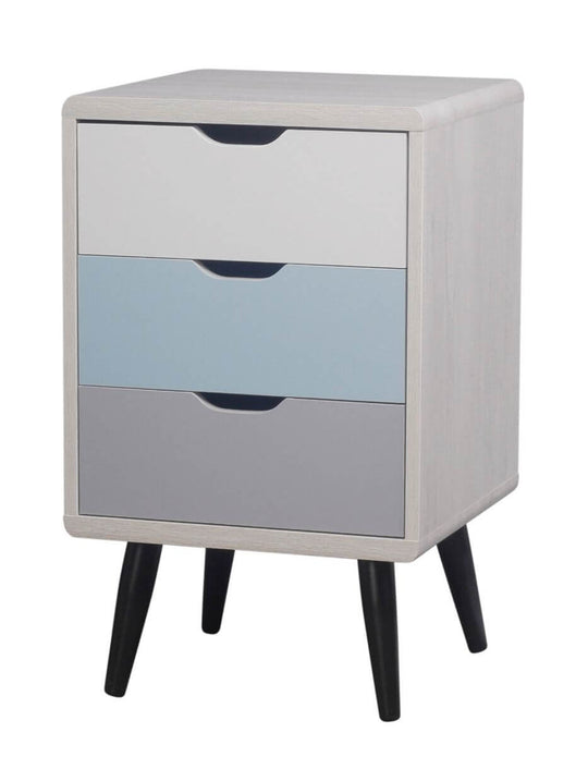 Affordable Adrian Cabinet with 3 drawers, sleek design, perfect for living space or hallway, made from quality materials.