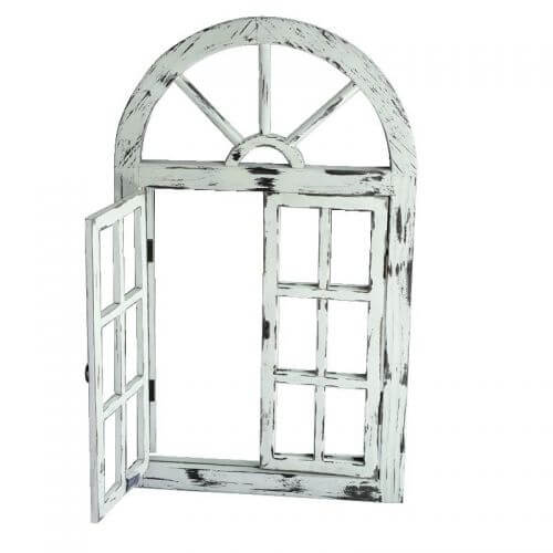 DSZ Product, feed-cond-new, feed-sl-DSZ Freight Payable, newRustic White Scarlett Window Mirror - Premium Home & Garden > Decor > Mirrors from Channel Enterprises ! Shop Online Buy Now at S & D's Value Store Family Business Best Customer ServiceDSZ Product, feed-cond-new, feed-sl-DSZ Freight Payable, new