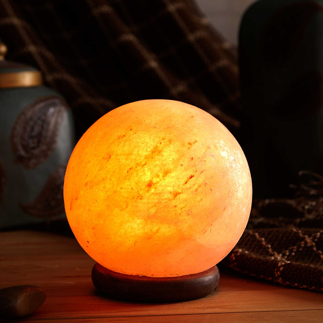 _label_, DSZ Product, feed-cond-new, feed-sl-free shipping, free-shipping12V 12W 5" Ball Himalayan Pink Salt Lamp Carved Rock Crystal Light Bulb On/Off - Premium Home & Garden > Lighting > Table Lamps from Orku ! Shop Online Buy Now at S & D's Value Store Family Business Best Customer Service_label_, DSZ Product, feed-cond-new, feed-sl-free shipping, free-shipping