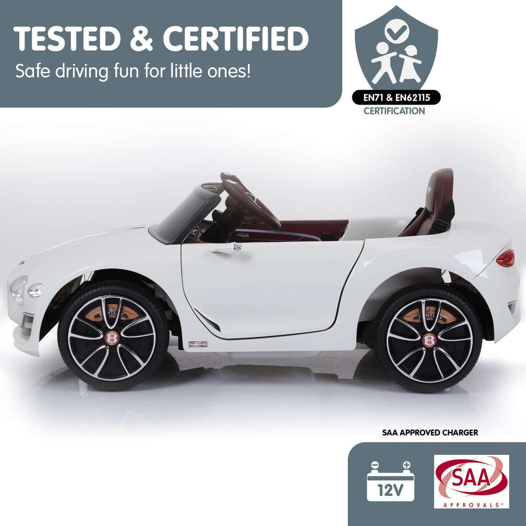 DSZ Product, feed-cond-new, feed-sl-DSZ Freight Payable, newKahuna Bentley Exp 12 Speed 6E Licensed Kids Ride On Electric Car Remote Control - White - Premium Baby & Kids > Ride On Cars, Go-karts & Bikes > Ride On Cars from Kahuna ! Shop Online Buy Now at S & D's Value Store Family Business Best Customer ServiceDSZ Product, feed-cond-new, feed-sl-DSZ Freight Payable, new