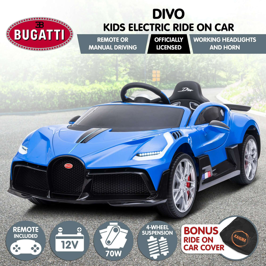 DSZ Product, feed-cond-new, feed-sl-DSZ Freight Payable, newKahuna Licensed Bugatti Divo Kids Electric Ride On Car - Blue - Premium Baby & Kids > Ride On Cars, Go-karts & Bikes > Ride On Cars from Kahuna ! Shop Online Buy Now at S & D's Value Store Family Business Best Customer ServiceDSZ Product, feed-cond-new, feed-sl-DSZ Freight Payable, new