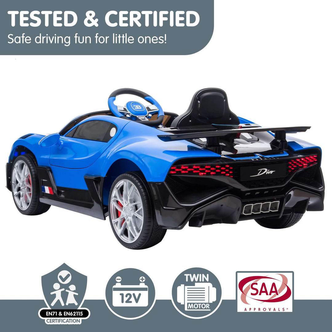 DSZ Product, feed-cond-new, feed-sl-DSZ Freight Payable, newKahuna Licensed Bugatti Divo Kids Electric Ride On Car - Blue - Premium Baby & Kids > Ride On Cars, Go-karts & Bikes > Ride On Cars from Kahuna ! Shop Online Buy Now at S & D's Value Store Family Business Best Customer ServiceDSZ Product, feed-cond-new, feed-sl-DSZ Freight Payable, new