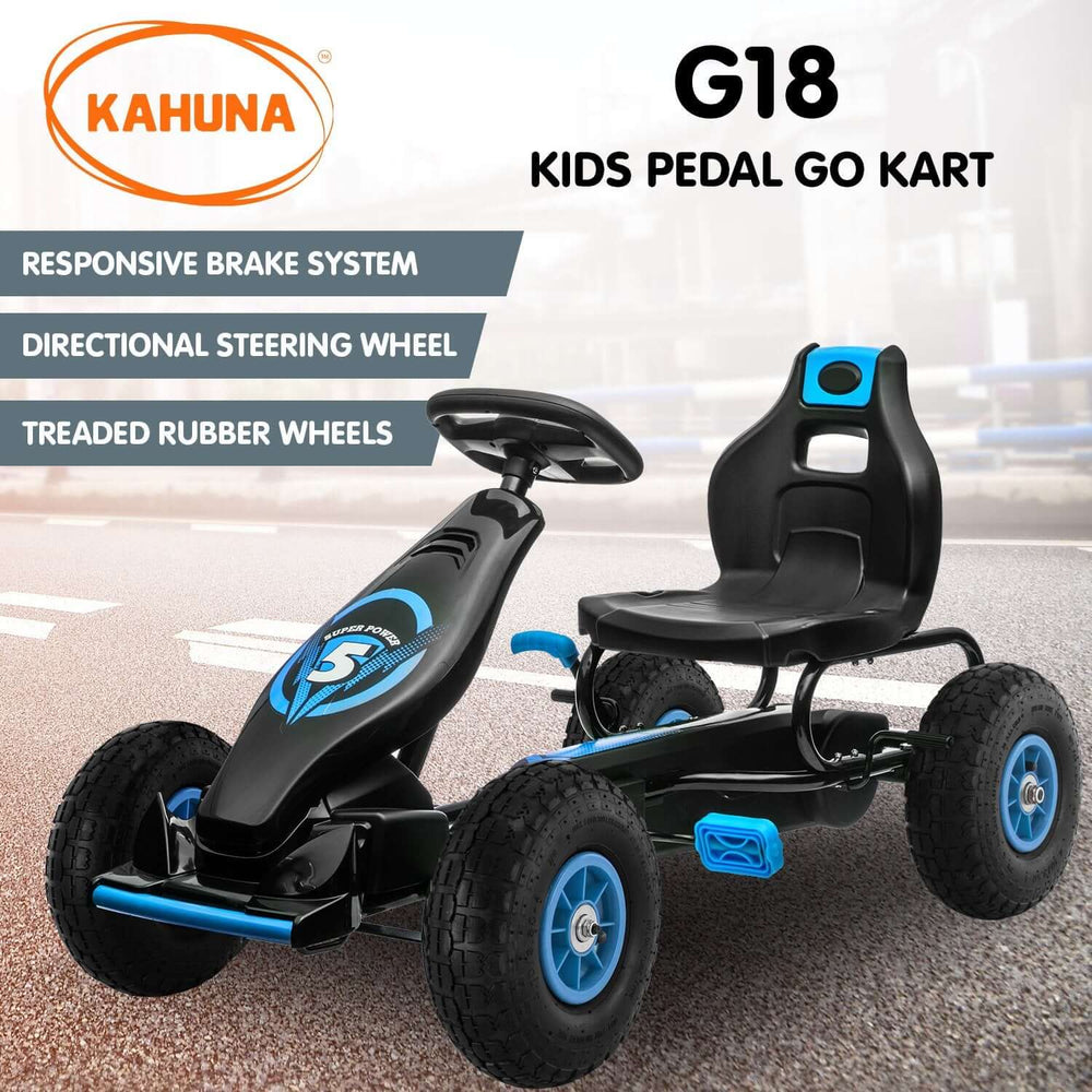 DSZ Product, feed-cond-new, feed-sl-DSZ Freight Payable, newKahuna G18 Kids Ride On Pedal Go Kart - Blue - Premium Baby & Kids > Ride On Cars, Go-karts & Bikes > Go-karts from Kahuna ! Shop Online Buy Now at S & D's Value Store Family Business Best Customer ServiceDSZ Product, feed-cond-new, feed-sl-DSZ Freight Payable, new