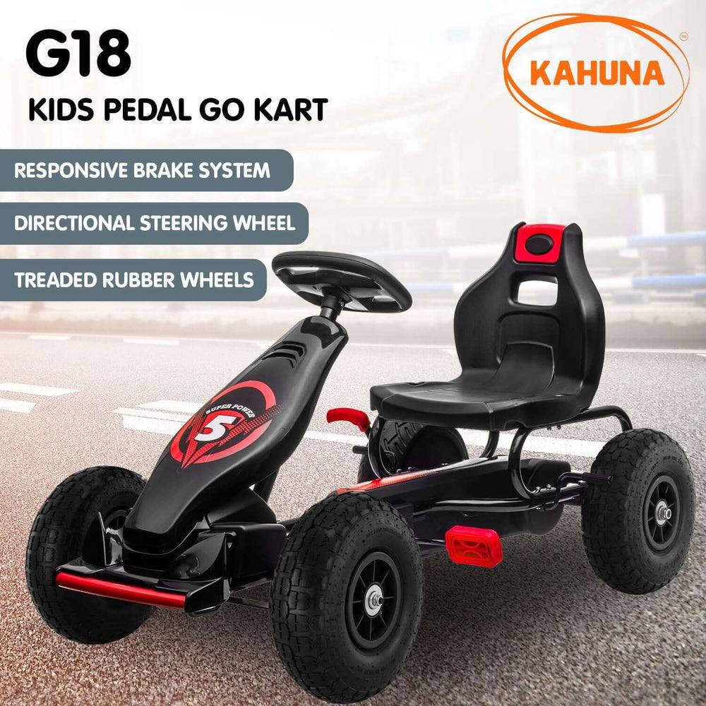 DSZ Product, feed-cond-new, feed-sl-DSZ Freight Payable, newKahuna G18 Kids Ride On Pedal Powered Go Kart Racing Style - Red - Premium Baby & Kids > Ride On Cars, Go-karts & Bikes > Go-karts from Kahuna ! Shop Online Buy Now at S & D's Value Store Family Business Best Customer ServiceDSZ Product, feed-cond-new, feed-sl-DSZ Freight Payable, new