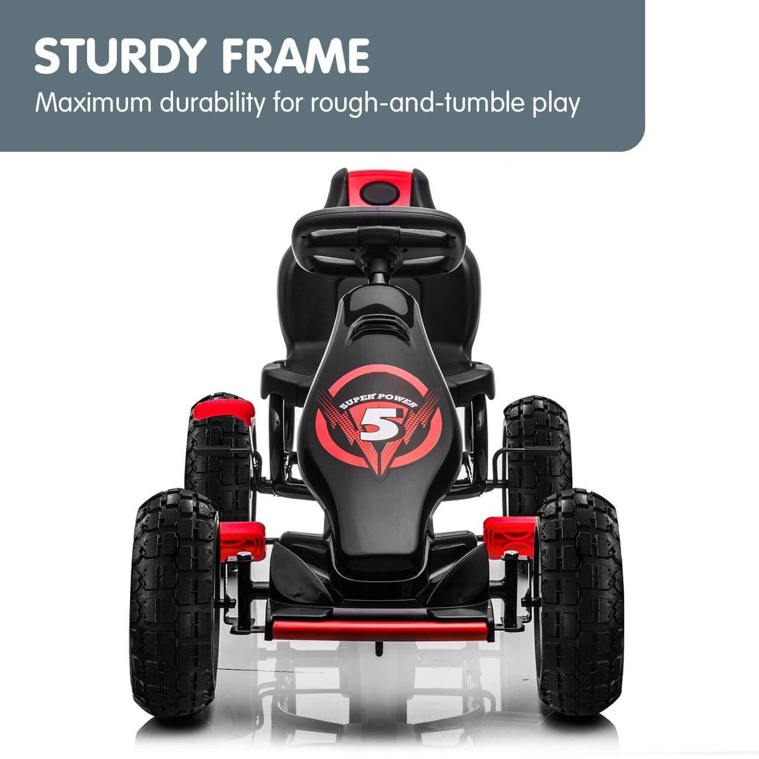 DSZ Product, feed-cond-new, feed-sl-DSZ Freight Payable, newKahuna G18 Kids Ride On Pedal Powered Go Kart Racing Style - Red - Premium Baby & Kids > Ride On Cars, Go-karts & Bikes > Go-karts from Kahuna ! Shop Online Buy Now at S & D's Value Store Family Business Best Customer ServiceDSZ Product, feed-cond-new, feed-sl-DSZ Freight Payable, new