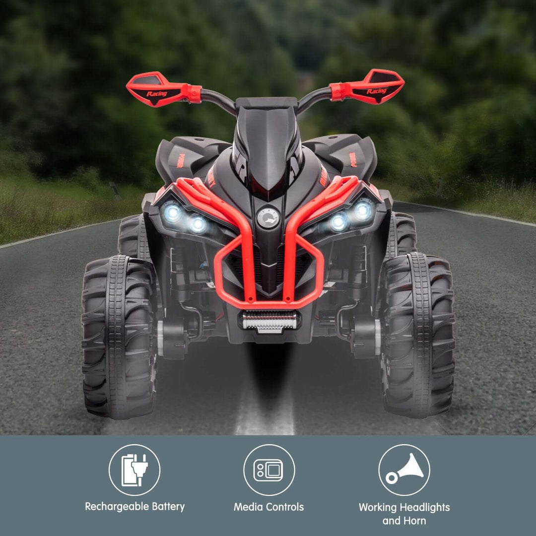 DSZ Product, feed-cond-new, feed-sl-DSZ Freight Payable, newKahuna Gts99 Kids Electric Ride On Quad Bike Toy Atv 50W - Red - Premium Baby & Kids > Ride On Cars, Go-karts & Bikes > Ride On Cars from Kahuna ! Shop Online Buy Now at S & D's Value Store Family Business Best Customer ServiceDSZ Product, feed-cond-new, feed-sl-DSZ Freight Payable, new