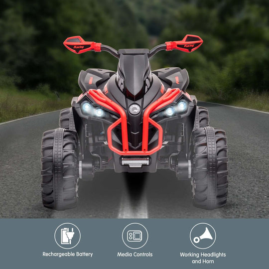 DSZ Product, feed-cond-new, feed-sl-DSZ Freight Payable, newKahuna Gts99 Kids Electric Ride On Quad Bike Toy Atv 50W - Red - Premium Baby & Kids > Ride On Cars, Go-karts & Bikes > Ride On Cars from Kahuna ! Shop Online Buy Now at S & D's Value Store Family Business Best Customer ServiceDSZ Product, feed-cond-new, feed-sl-DSZ Freight Payable, new