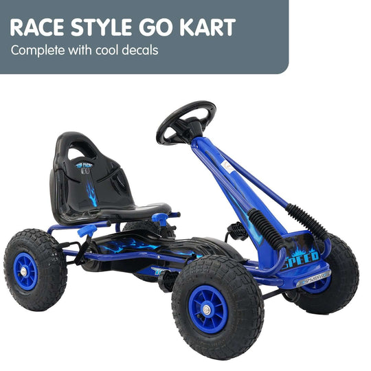 DSZ Product, feed-cond-new, feed-sl-DSZ Freight Payable, newKahuna G95 Kids Ride On Pedal Go Kart - Blue - Premium Baby & Kids > Ride On Cars, Go-karts & Bikes > Go-karts from Kahuna ! Shop Online Buy Now at S & D's Value Store Family Business Best Customer ServiceDSZ Product, feed-cond-new, feed-sl-DSZ Freight Payable, new