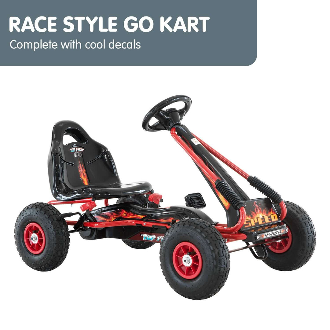 DSZ Product, feed-cond-new, feed-sl-DSZ Freight Payable, newKahuna G95 Kids Ride On Pedal - Powered Go Kart  - Red - Premium Baby & Kids > Ride On Cars, Go-karts & Bikes > Go-karts from Kahuna ! Shop Online Buy Now at S & D's Value Store Family Business Best Customer ServiceDSZ Product, feed-cond-new, feed-sl-DSZ Freight Payable, new