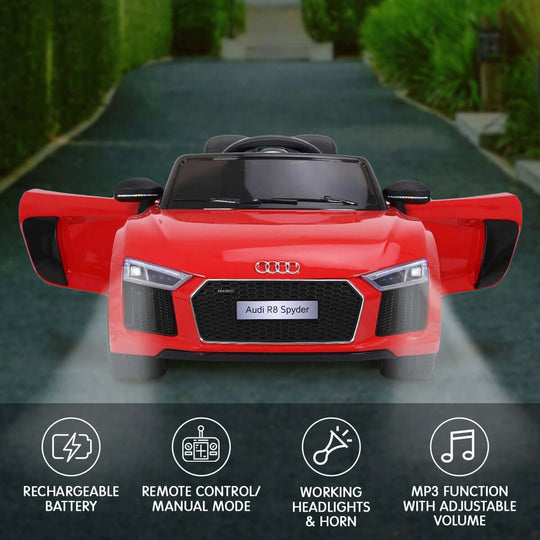 DSZ Product, feed-cond-new, feed-sl-DSZ Freight Payable, newKahuna R8 Spyder Audi Licensed Kids Electric Ride On Car Remote Control - Red - Premium Baby & Kids > Ride On Cars, Go-karts & Bikes > Ride On Cars from Kahuna ! Shop Online Buy Now at S & D's Value Store Family Business Best Customer ServiceDSZ Product, feed-cond-new, feed-sl-DSZ Freight Payable, new