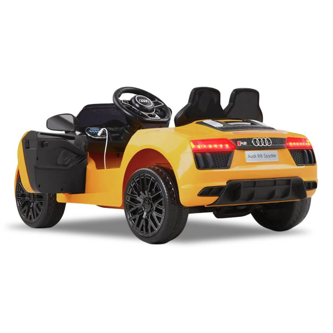 DSZ Product, feed-cond-new, feed-sl-DSZ Freight Payable, newKahuna R8 Spyder Audi Licensed Kids Electric Ride On Car Remote Control - Yellow - Premium Baby & Kids > Ride On Cars, Go-karts & Bikes > Ride On Cars from Kahuna ! Shop Online Buy Now at S & D's Value Store Family Business Best Customer ServiceDSZ Product, feed-cond-new, feed-sl-DSZ Freight Payable, new