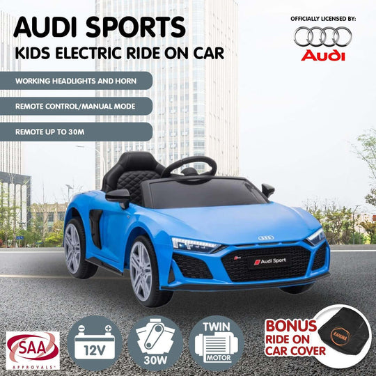 DSZ Product, feed-cond-new, feed-sl-DSZ Freight Payable, newKahuna Audi Sport Licensed Kids Electric Ride On Car Remote Control - Blue - Premium Baby & Kids > Ride On Cars, Go-karts & Bikes > Ride On Cars from Kahuna ! Shop Online Buy Now at S & D's Value Store Family Business Best Customer ServiceDSZ Product, feed-cond-new, feed-sl-DSZ Freight Payable, new