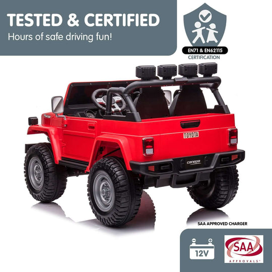 DSZ Product, feed-cond-new, feed-sl-DSZ Freight Payable, newKahuna Licensed Toyota Fj - 40 Electric Kids Ride On Car By Kahuna - Red - Premium Baby & Kids > Ride On Cars, Go-karts & Bikes > Ride On Cars from Kahuna ! Shop Online Buy Now at S & D's Value Store Family Business Best Customer ServiceDSZ Product, feed-cond-new, feed-sl-DSZ Freight Payable, new