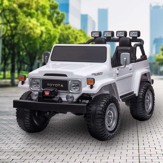 DSZ Product, feed-cond-new, feed-sl-DSZ Freight Payable, newKahuna Licensed Toyota Fj - 40 Kids Ride On Electric Toy Car 80W - White - Premium Baby & Kids > Ride On Cars, Go-karts & Bikes > Ride On Cars from Kahuna ! Shop Online Buy Now at S & D's Value Store Family Business Best Customer ServiceDSZ Product, feed-cond-new, feed-sl-DSZ Freight Payable, new