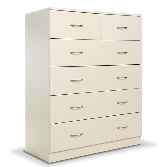 DSZ Product, feed-cond-new, feed-sl-DSZ Freight Payable, newSarantino Tallboy Dresser 6 Chest Of Drawers Cabinet 85 X 39.5 X 105 - White - Premium Home & Garden > Storage > Clothing & Wardrobe Storage from Sarantino ! Shop Online Buy Now at S & D's Value Store Family Business Best Customer ServiceDSZ Product, feed-cond-new, feed-sl-DSZ Freight Payable, new