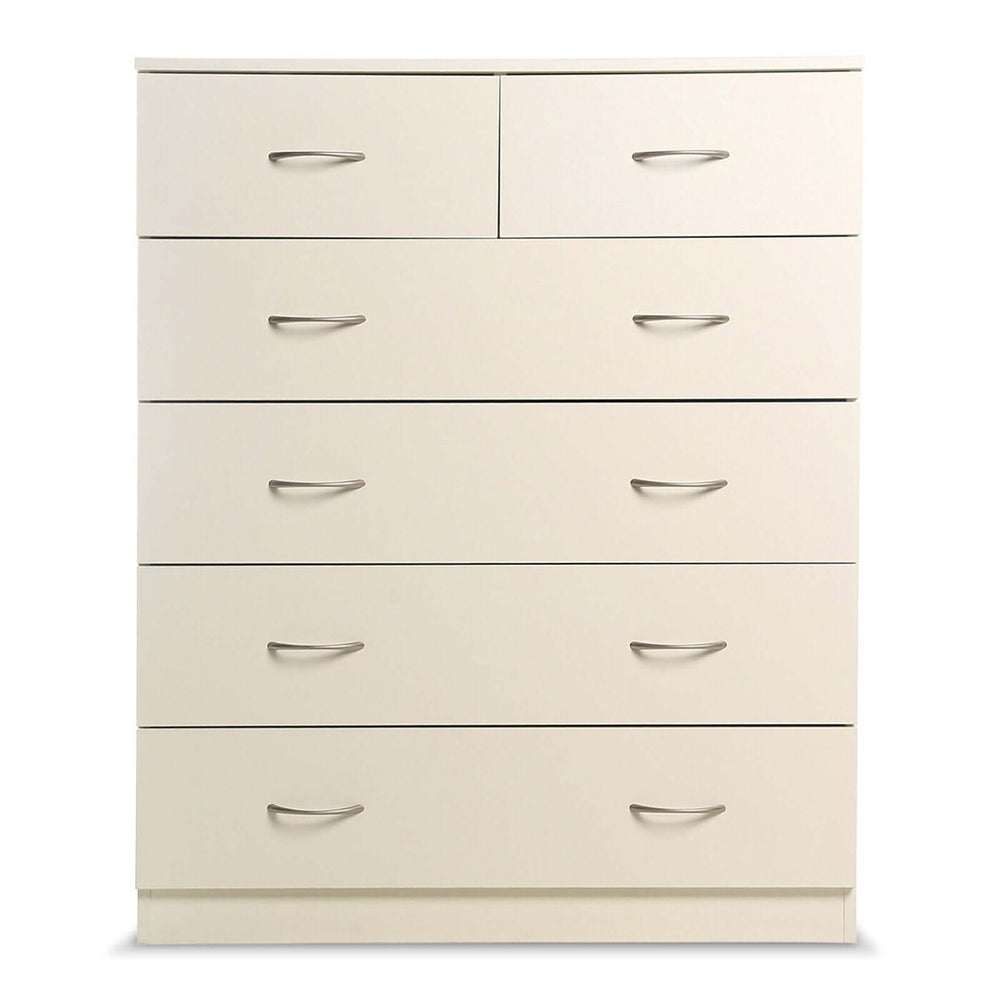 DSZ Product, feed-cond-new, feed-sl-DSZ Freight Payable, newSarantino Tallboy Dresser 6 Chest Of Drawers Cabinet 85 X 39.5 X 105 - White - Premium Home & Garden > Storage > Clothing & Wardrobe Storage from Sarantino ! Shop Online Buy Now at S & D's Value Store Family Business Best Customer ServiceDSZ Product, feed-cond-new, feed-sl-DSZ Freight Payable, new