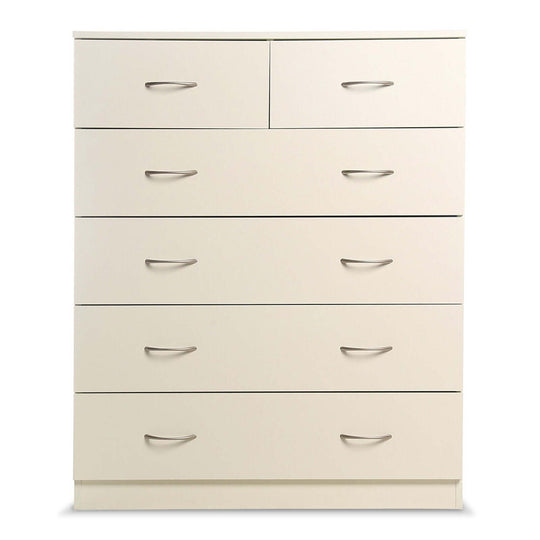 DSZ Product, feed-cond-new, feed-sl-DSZ Freight Payable, newSarantino Tallboy Dresser 6 Chest Of Drawers Cabinet 85 X 39.5 X 105 - White - Premium Home & Garden > Storage > Clothing & Wardrobe Storage from Sarantino ! Shop Online Buy Now at S & D's Value Store Family Business Best Customer ServiceDSZ Product, feed-cond-new, feed-sl-DSZ Freight Payable, new