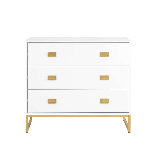 DSZ Product, feed-cond-new, feed-sl-DSZ Freight Payable, newSarantino Amara Chest Of Drawers Tallboy Dresser - White/Gold - Premium Home & Garden > Storage > Clothing & Wardrobe Storage from Sarantino ! Shop Online Buy Now at S & D's Value Store Family Business Best Customer ServiceDSZ Product, feed-cond-new, feed-sl-DSZ Freight Payable, new