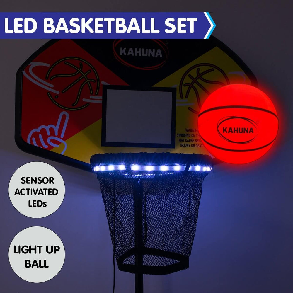 _label_, DSZ Product, feed-cond-new, feed-sl-free shipping, free-shipping, newKahuna Trampoline Led Basketball Hoop Set With Light - Up Ball - Premium Baby & Kids > Baby & Kid's Toys > Activity Toys from Kahuna ! Shop Online Buy Now at S & D's Value Store Family Business Best Customer Service_label_, DSZ Product, feed-cond-new, feed-sl-free shipping, free-shipping, new