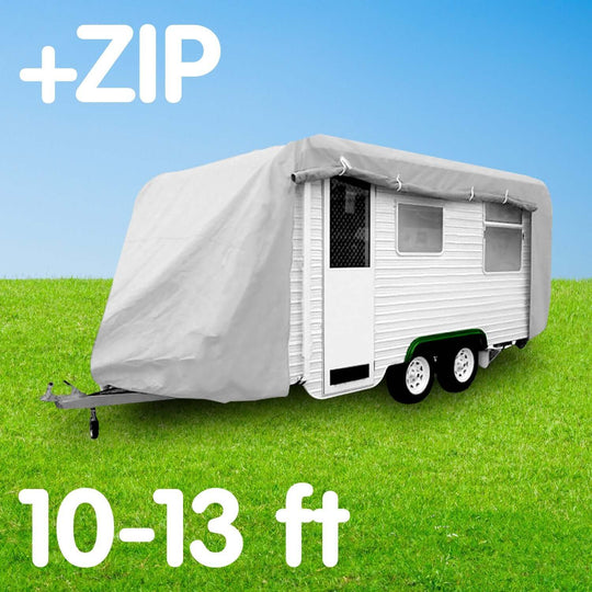 _label_, DSZ Product, feed-cond-new, feed-sl-free shipping, free-shipping, newWallaroo Caravan Cover With Side Zip Campervan 10 - 13 Ft - Premium Outdoor Recreation > Camping > Caravan Accessories from Wallaroo ! Shop Online Buy Now at S & D's Value Store Family Business Best Customer Service_label_, DSZ Product, feed-cond-new, feed-sl-free shipping, free-shipping, new