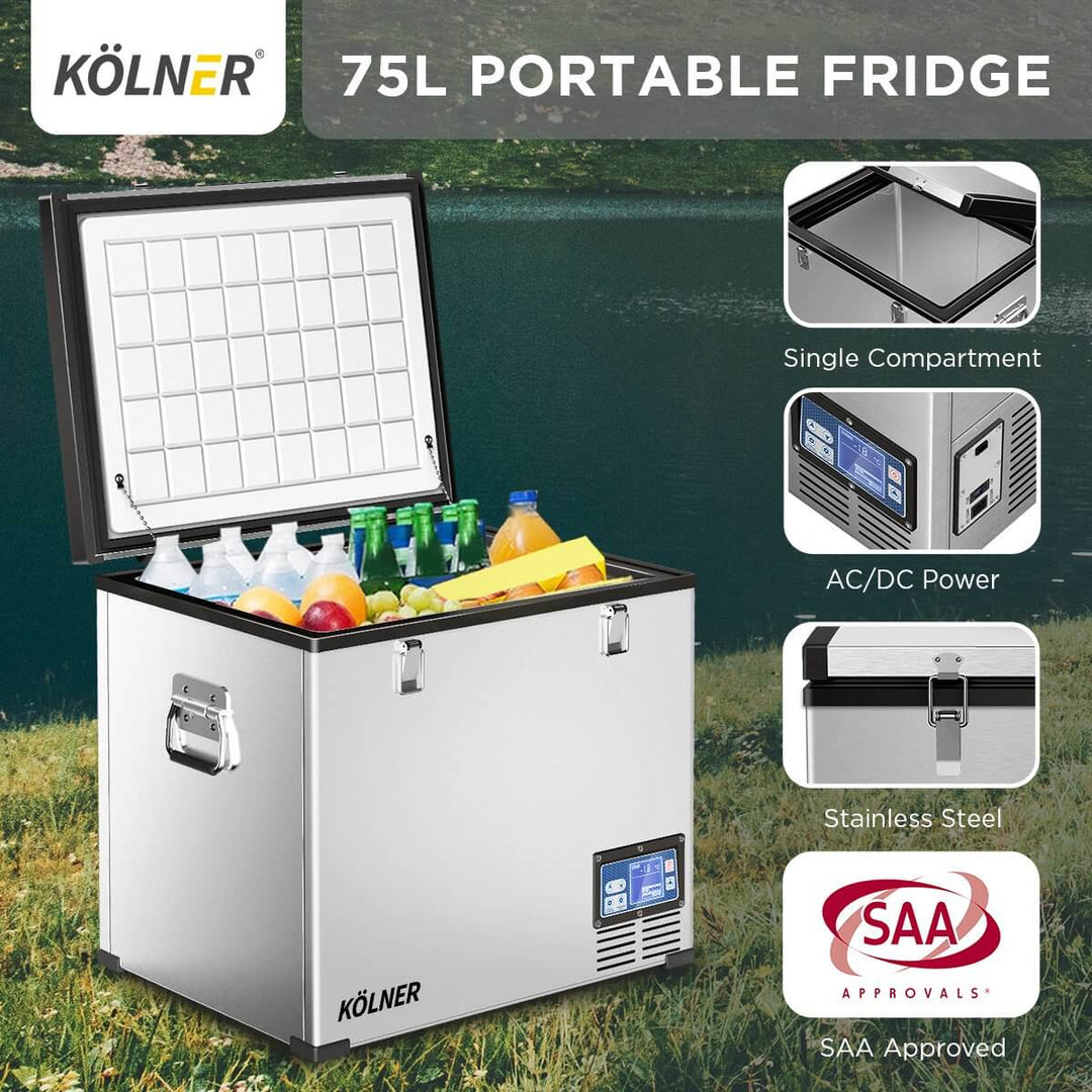 DSZ Product, feed-cond-new, feed-sl-DSZ Freight Payable, newKolner 75L Portable Fridge Chest Freezer With Lcd Panel - Rv Vehicle Camping Refrigerator - Premium Outdoor Recreation > Camping > Camping Appliances from Kolner ! Shop Online Buy Now at S & D's Value Store Family Business Best Customer ServiceDSZ Product, feed-cond-new, feed-sl-DSZ Freight Payable, new