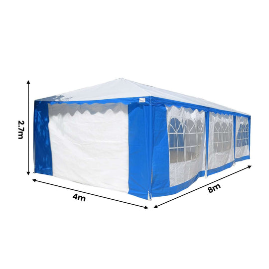 DSZ Product, feed-cond-new, feed-sl-DSZ Freight Payable, newWallaroo 4 X 8 Outdoor Event Wedding Marquee Tent Blue - Premium Home & Garden > Shading > Canopies & Gazebos from Wallaroo ! Shop Online Buy Now at S & D's Value Store Family Business Best Customer ServiceDSZ Product, feed-cond-new, feed-sl-DSZ Freight Payable, new