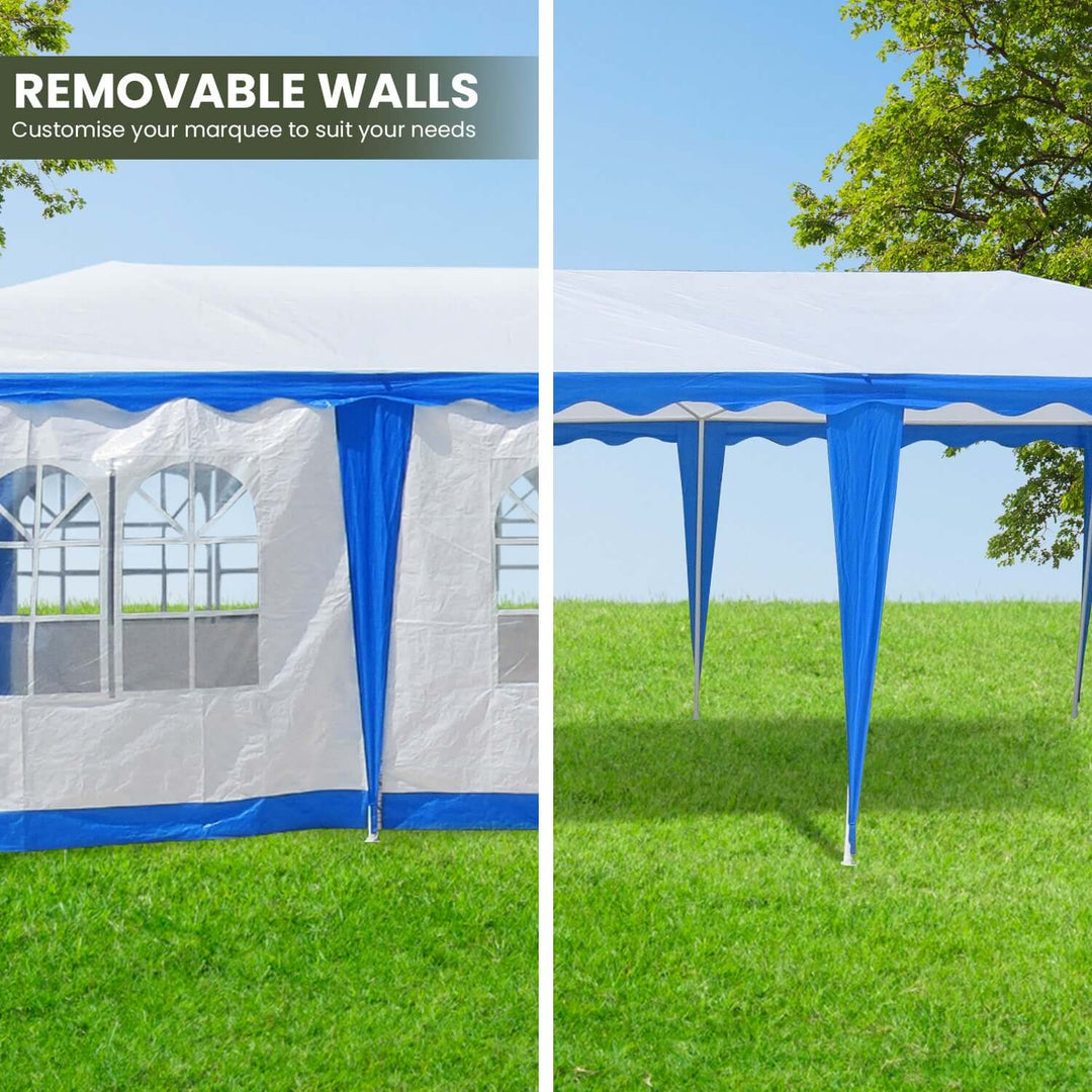 DSZ Product, feed-cond-new, feed-sl-DSZ Freight Payable, newWallaroo 4 X 8 Outdoor Event Wedding Marquee Tent Blue - Premium Home & Garden > Shading > Canopies & Gazebos from Wallaroo ! Shop Online Buy Now at S & D's Value Store Family Business Best Customer ServiceDSZ Product, feed-cond-new, feed-sl-DSZ Freight Payable, new