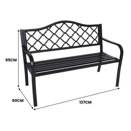 DSZ Product, feed-cond-new, feed-sl-DSZ Freight Payable, newWallaroo Steel Outdoor Garden Bench - Elegant - Premium Furniture > Outdoor > Outdoor Benches from Wallaroo ! Shop Online Buy Now at S & D's Value Store Family Business Best Customer ServiceDSZ Product, feed-cond-new, feed-sl-DSZ Freight Payable, new