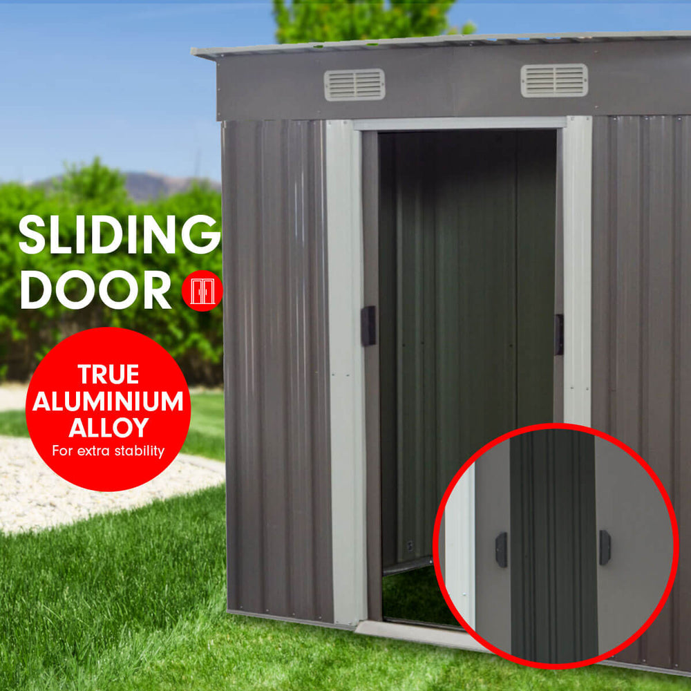 DSZ Product, feed-cond-new, feed-sl-DSZ Freight Payable, newWallaroo 4Ftx6Ft Garden Shed With Base Flat Roof Outdoor Storage - Grey - Premium Home & Garden > Storage > Sheds from Wallaroo ! Shop Online Buy Now at S & D's Value Store Family Business Best Customer ServiceDSZ Product, feed-cond-new, feed-sl-DSZ Freight Payable, new