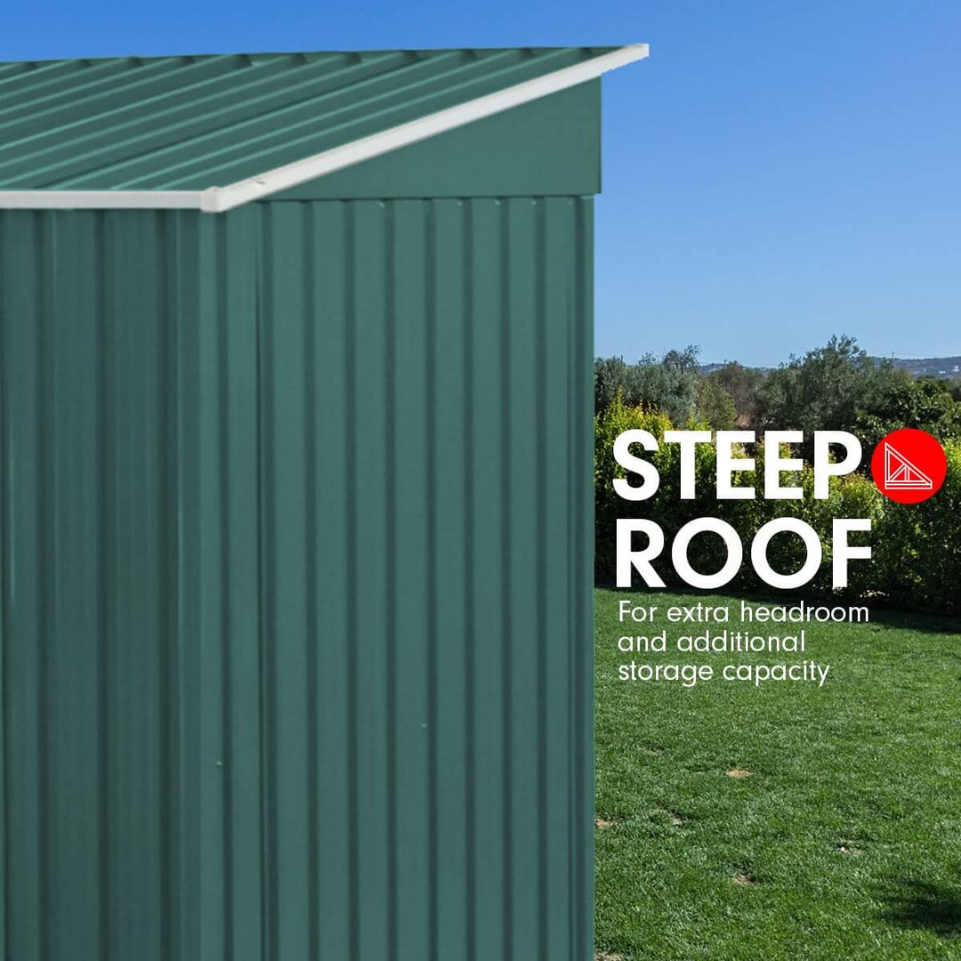 DSZ Product, feed-cond-new, feed-sl-DSZ Freight Payable, newWallaroo Garden Shed Flat 4Ftx6Ft Outdoor Storage Shelter - Green - Premium Home & Garden > Storage > Sheds from Wallaroo ! Shop Online Buy Now at S & D's Value Store Family Business Best Customer ServiceDSZ Product, feed-cond-new, feed-sl-DSZ Freight Payable, new